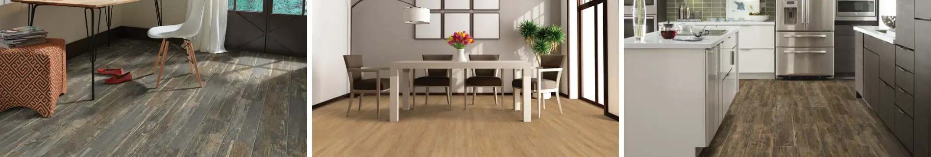 plank flooring room scenes